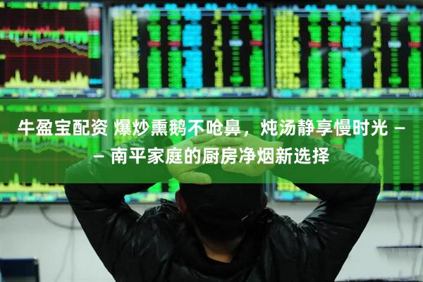 牛盈宝配资 爆炒熏鹅不呛鼻，炖汤静享慢时光 —— 南平家庭的厨房净烟新选择